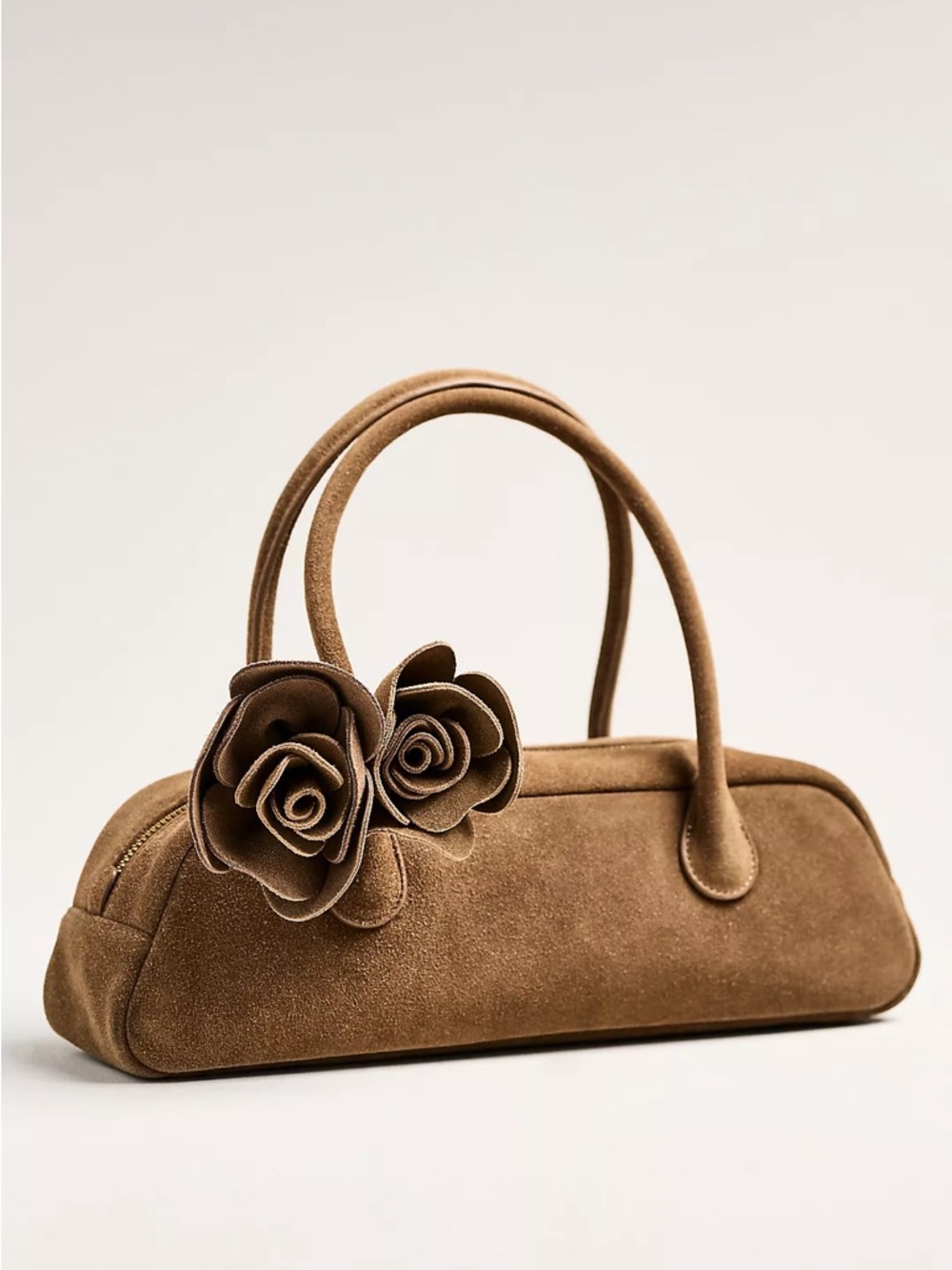 NWT Anthropologie Dolce Vita East West Boracay Suede Shoulder Bag